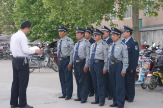 襄陽保安公司員工日常?。?！